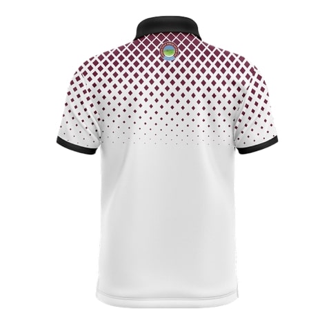 Mens white hot sale golf polo