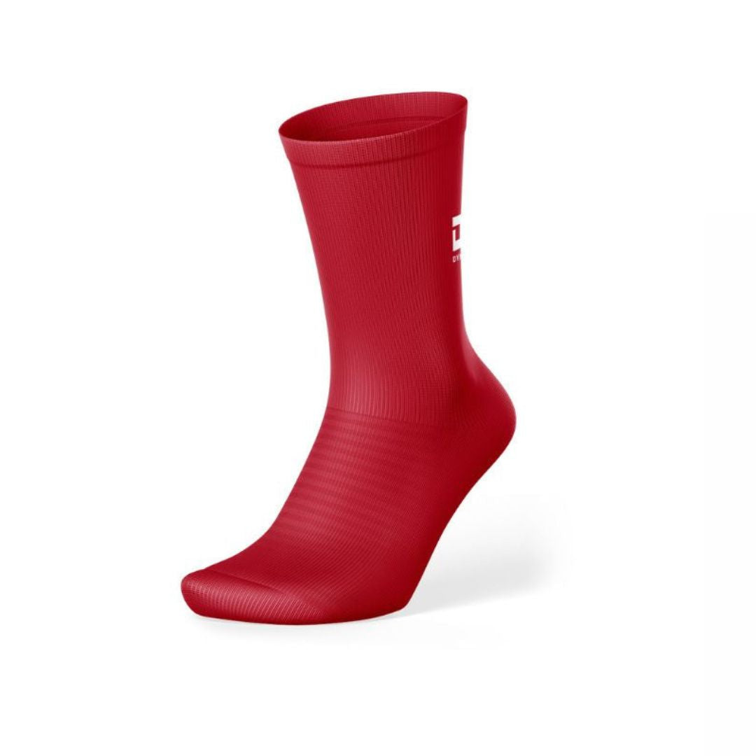 DS Stock Crew Gel Gripper Sock - Red
