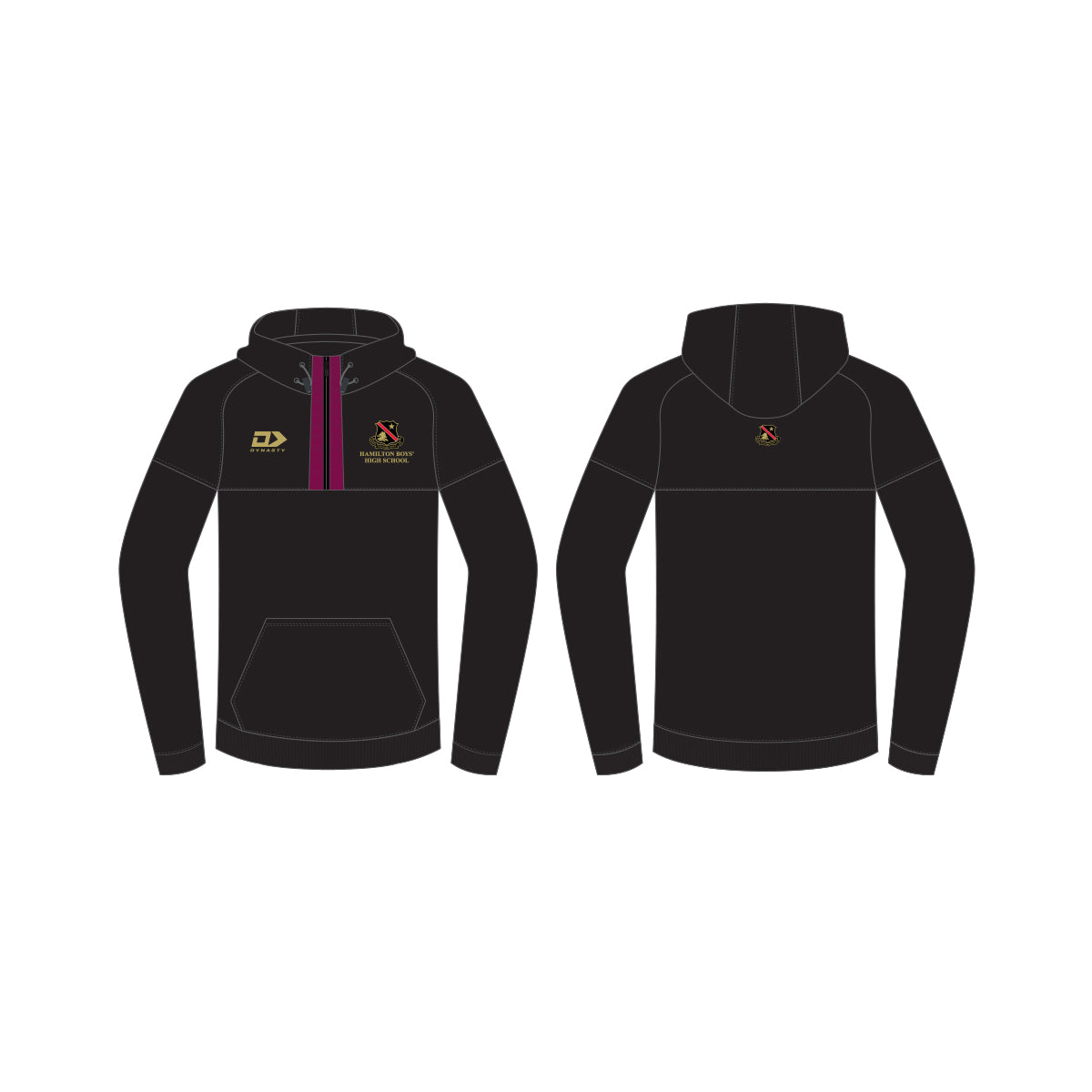 HAMB SUPP Pro Hoodie - Black