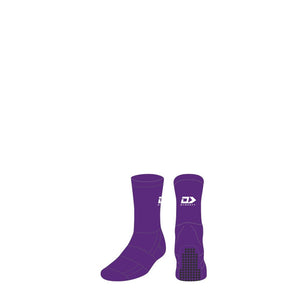 Dynasty Sport Crew Grape Gel Gripper Sock
