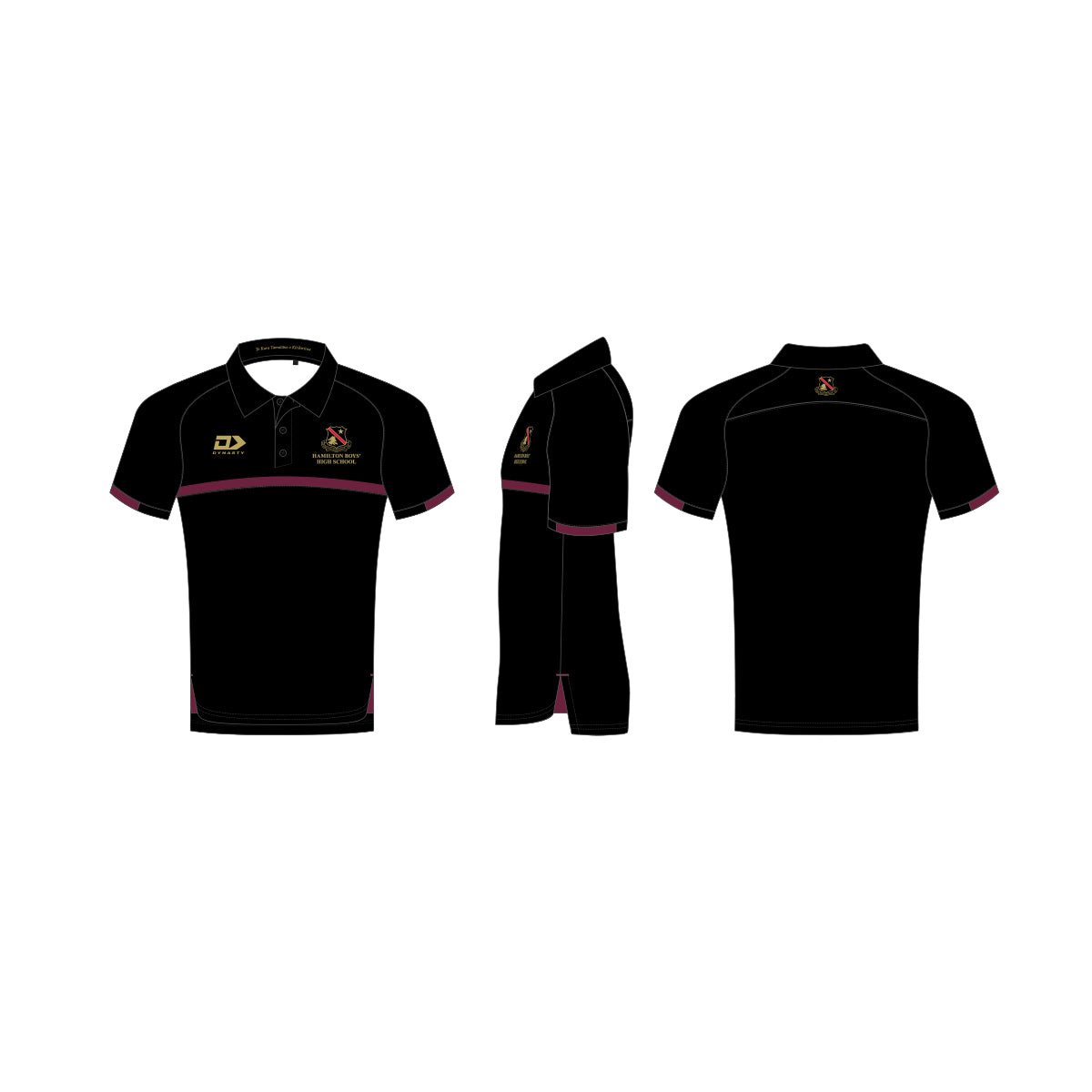 HAMB SUPP Polo - Black