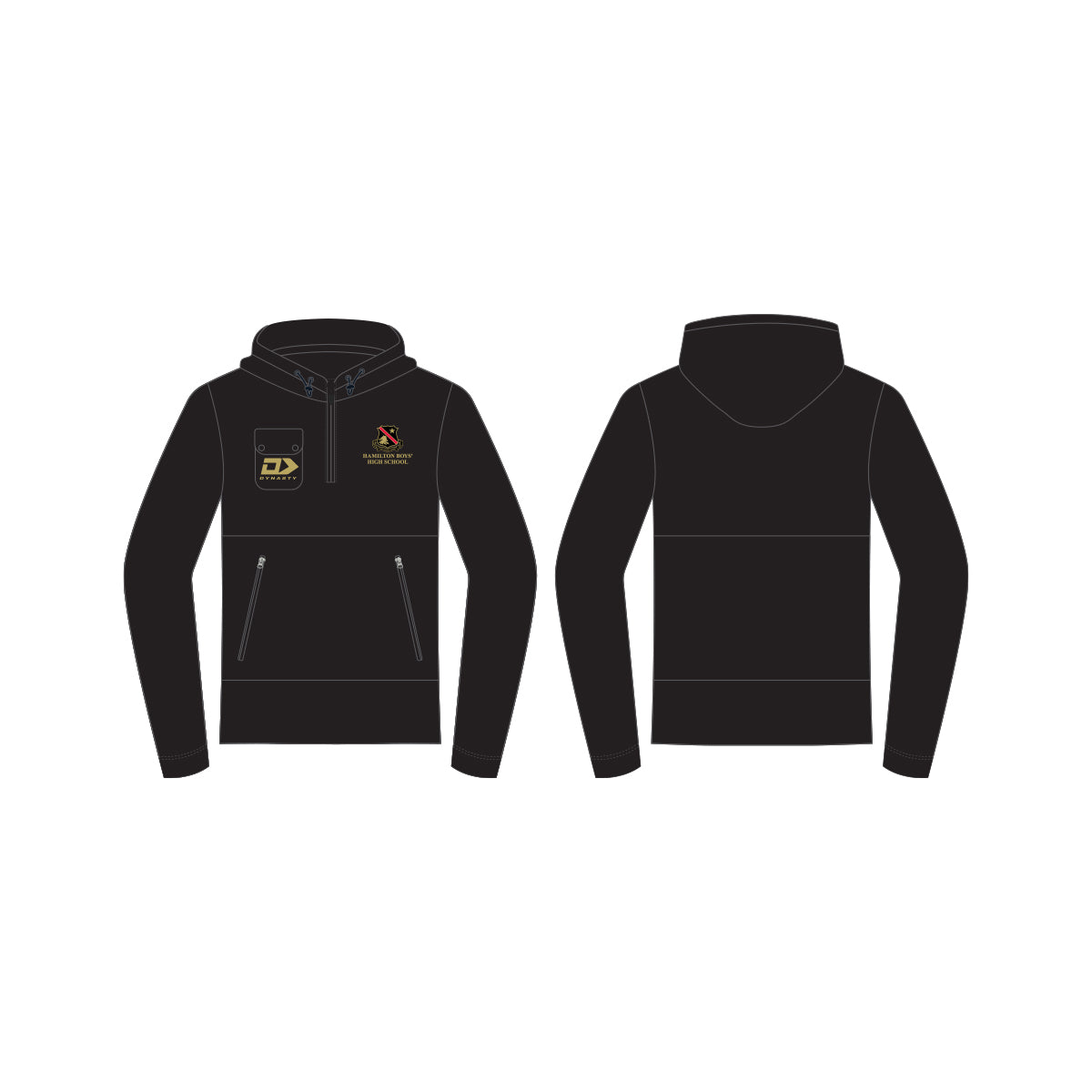 HAMB SUPP Fleece Bushman Jacket - Black