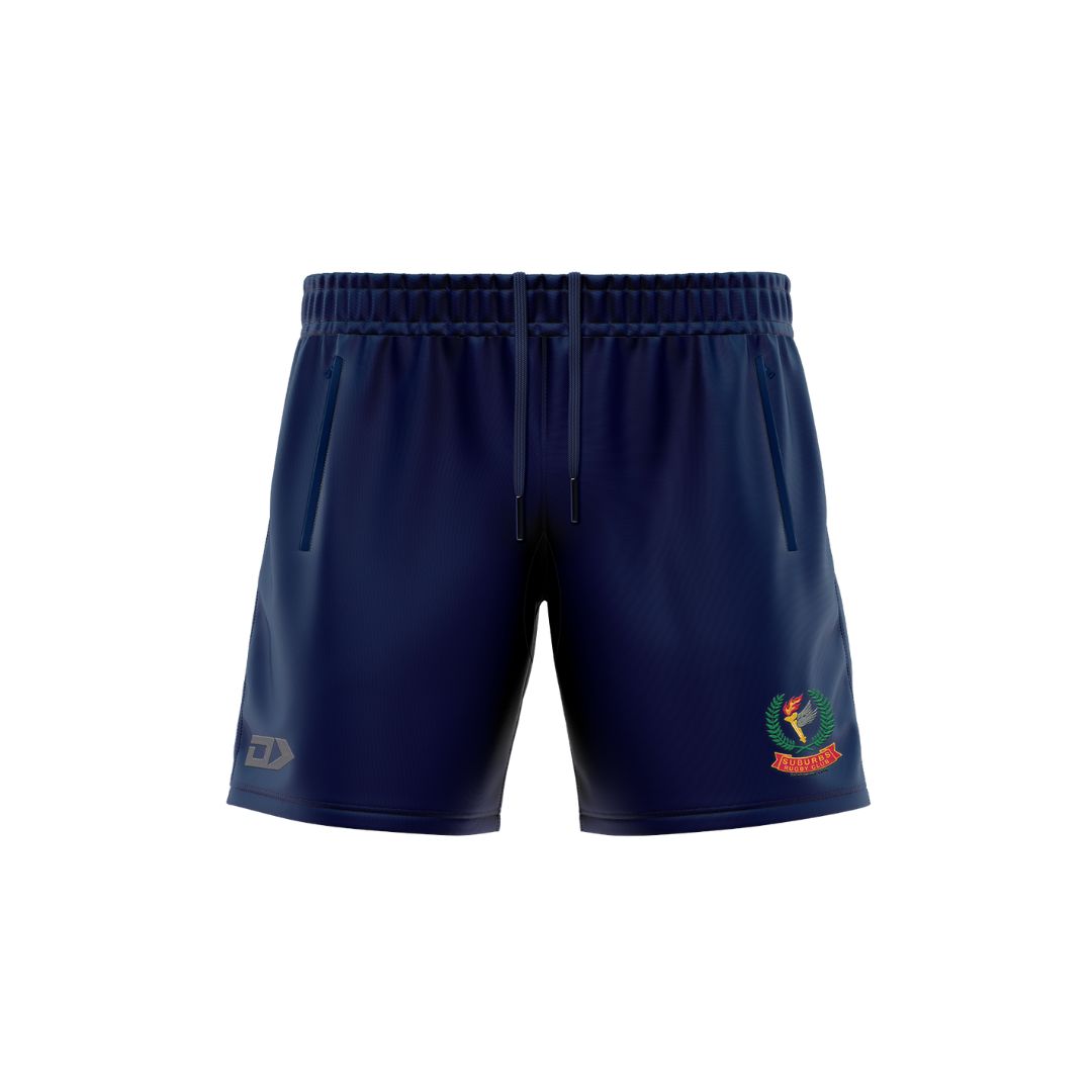 Suburbs Rugby Club Gym Short - $50