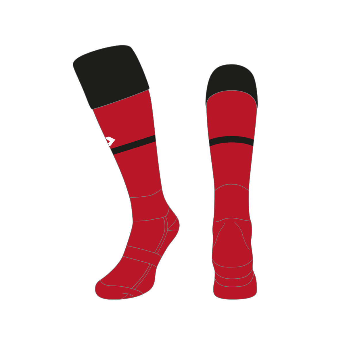 Riccarton Rugby League Playing Sock