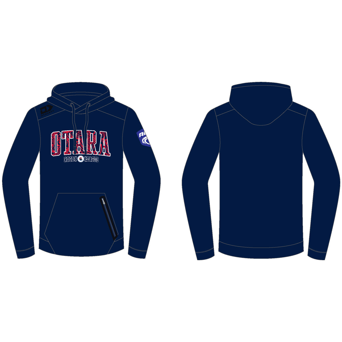 Otara Rugby League Football Club Junior Navy Hoodie