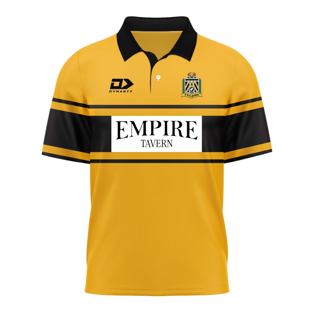 Feilding Yellows Ladies Retro Jersey (No Custom Name & Number)
