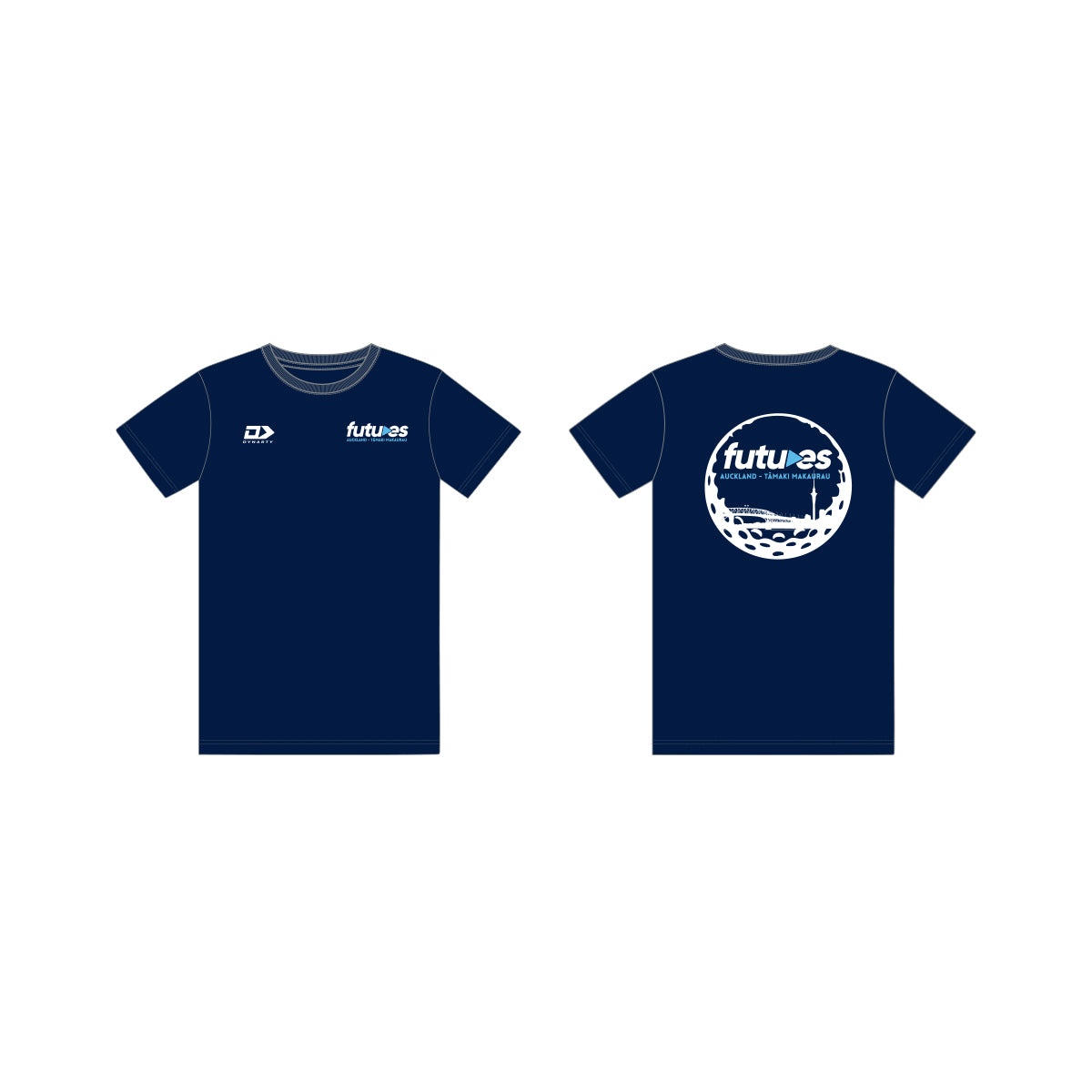 Futures Auckland Golf Tee - Navy