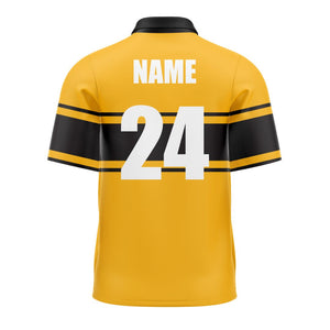 Feilding Yellows Junior Retro Jersey (With Custom Name & Number)