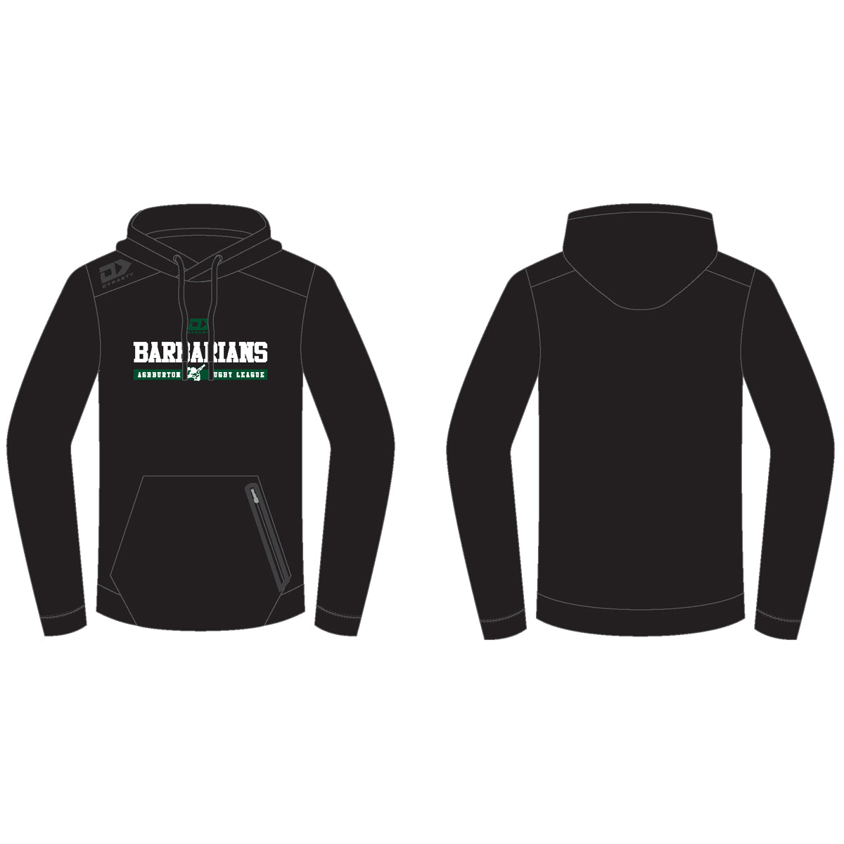 Ashburton Barbarians RLC Performance Hoodie