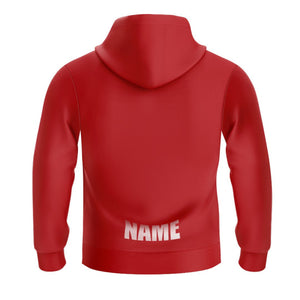 Suburbs Rugby Club Red Fleece Hoodie