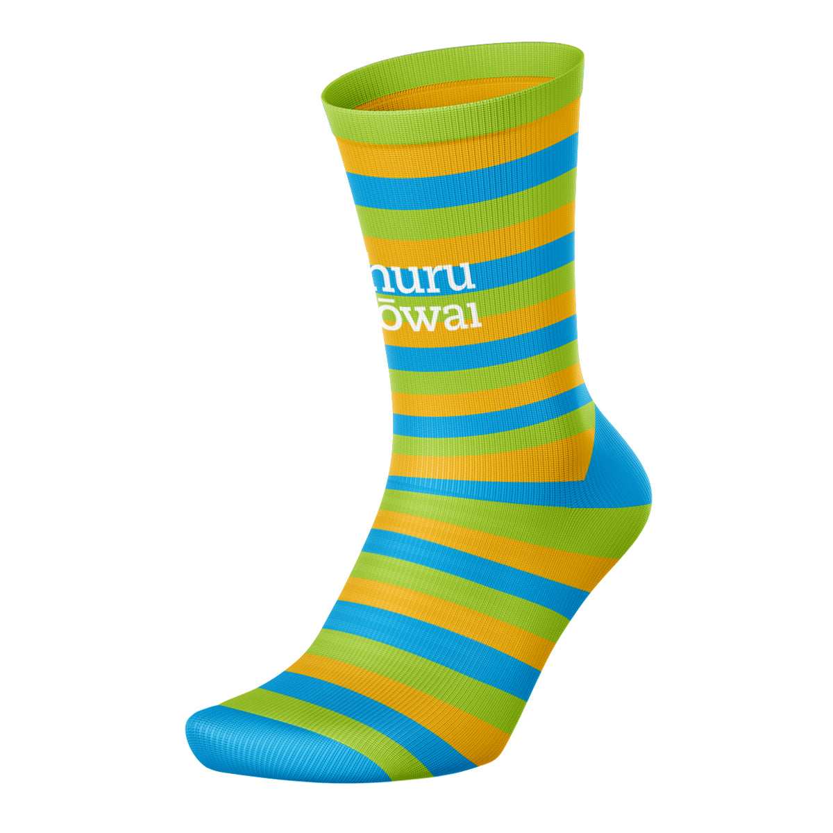 Āhuru Mōwai Trust Crew Striped Socks (Design 1)