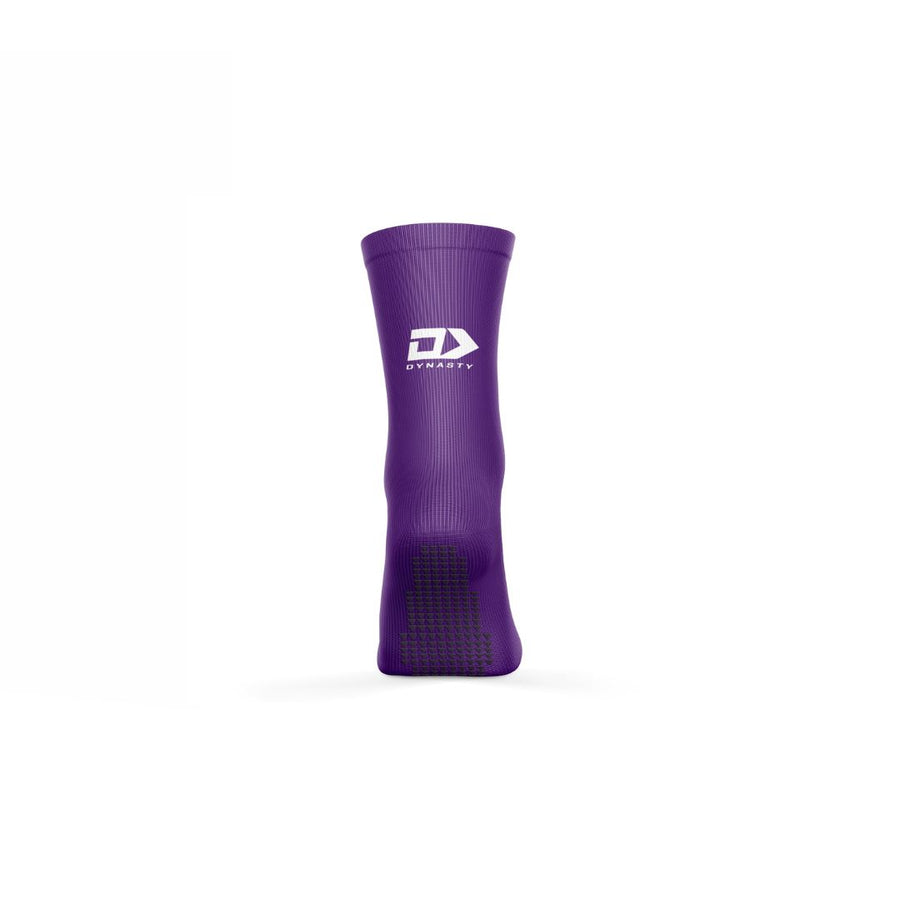 Dynasty Sport Crew Grape Gel Gripper Sock