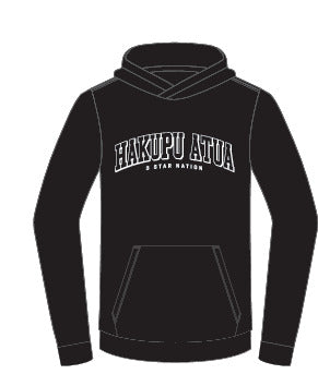 3 Star Hoodie - Black