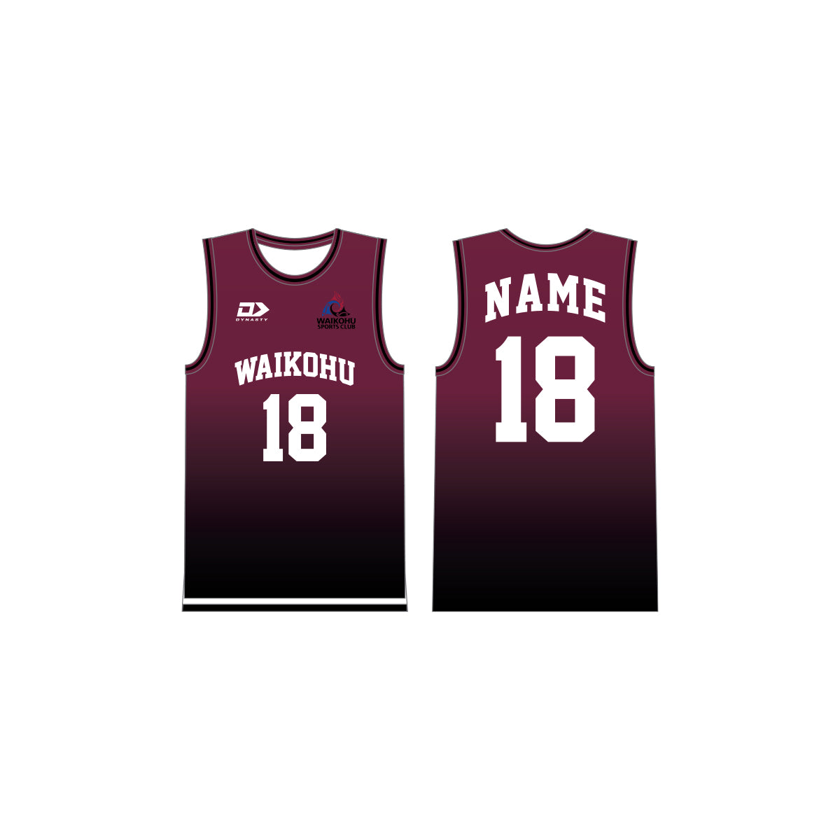 Waikohu Sports Club Basketball Singlet