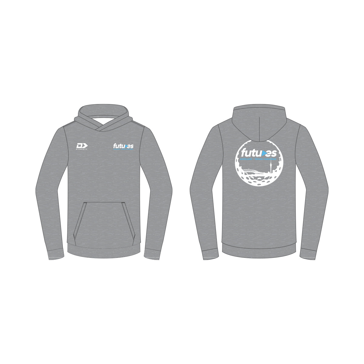 Futures Auckland Golf Hoodie - Grey