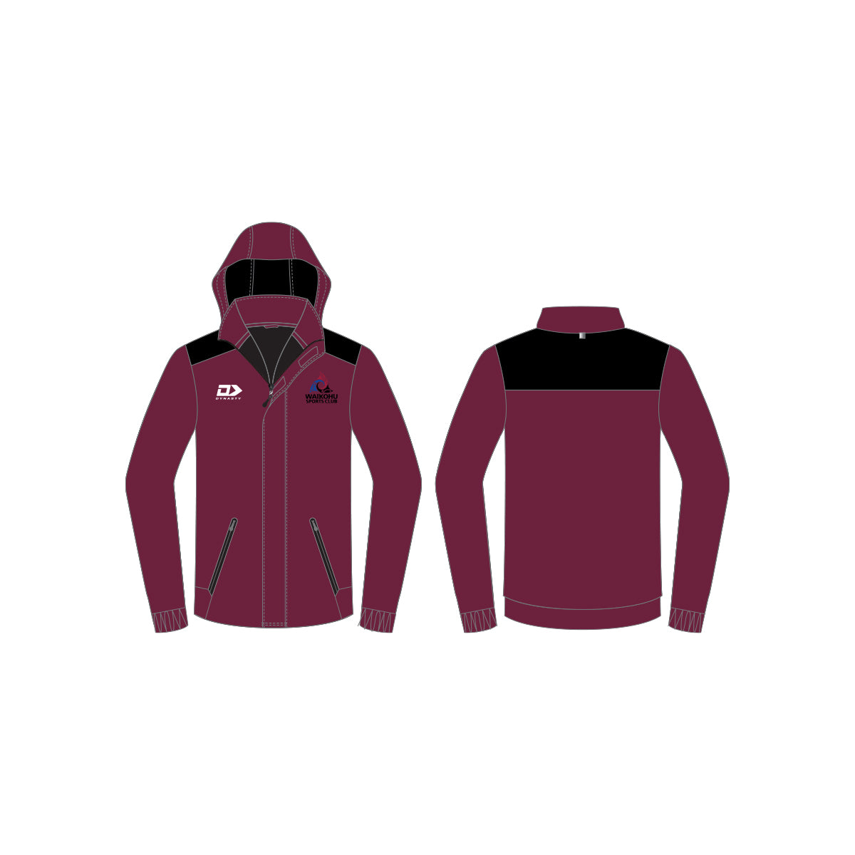 Waikohu Sports Club Wet Weather Jacket
