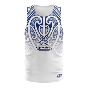 Te Kiwi Māia Navy Singlet