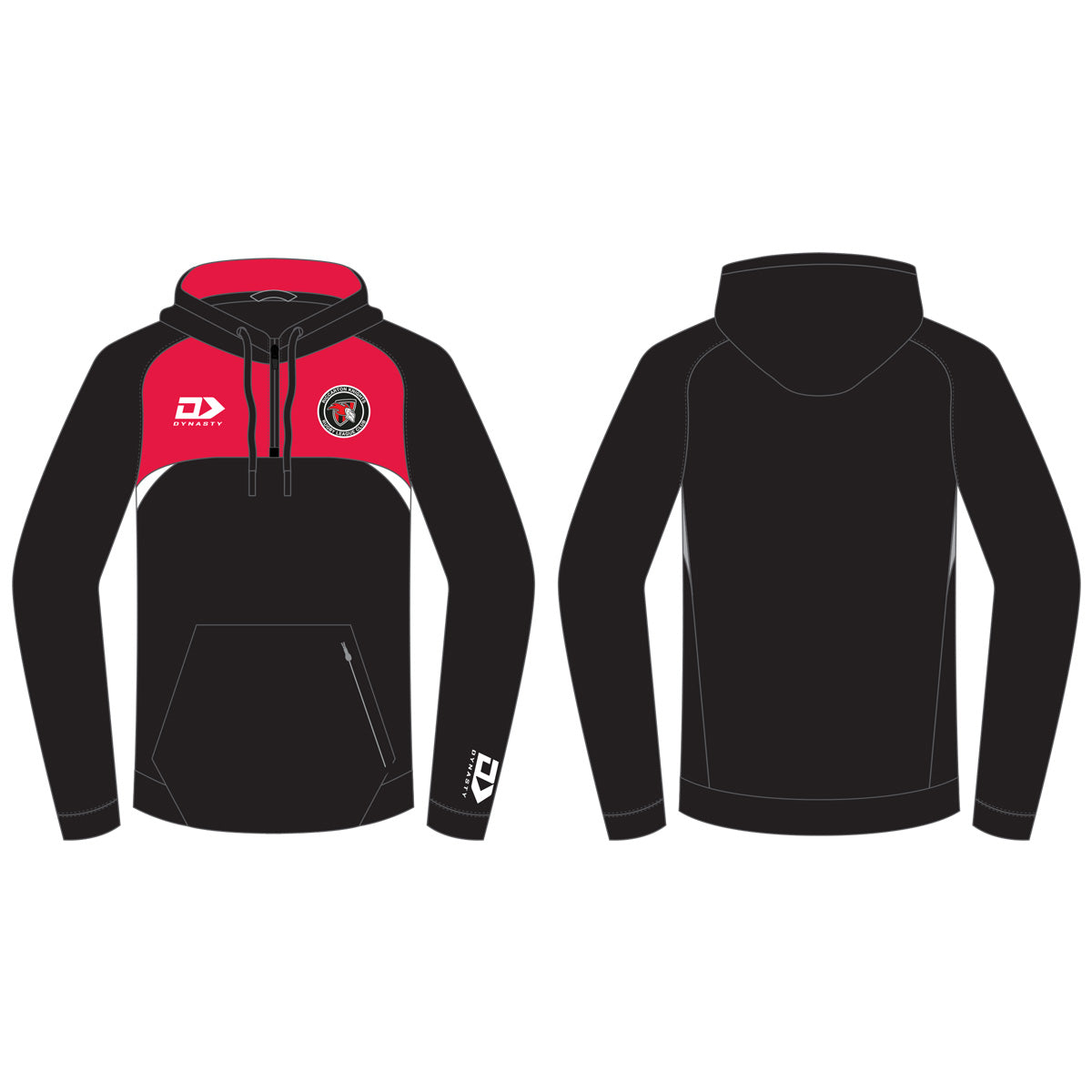 Riccarton Rugby League QTR Zip Performance Hoodie
