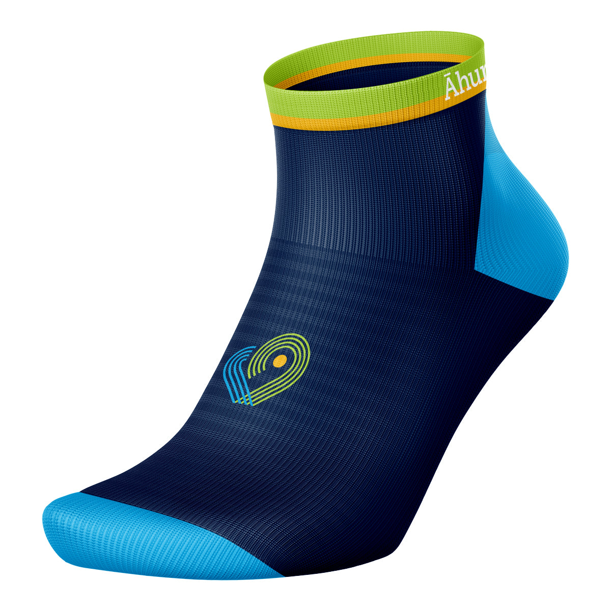 Āhuru Mōwai Trust Navy Trainer Socks (Design 1)