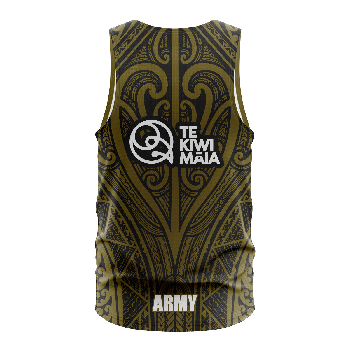 Te Kiwi Māia Army Singlet
