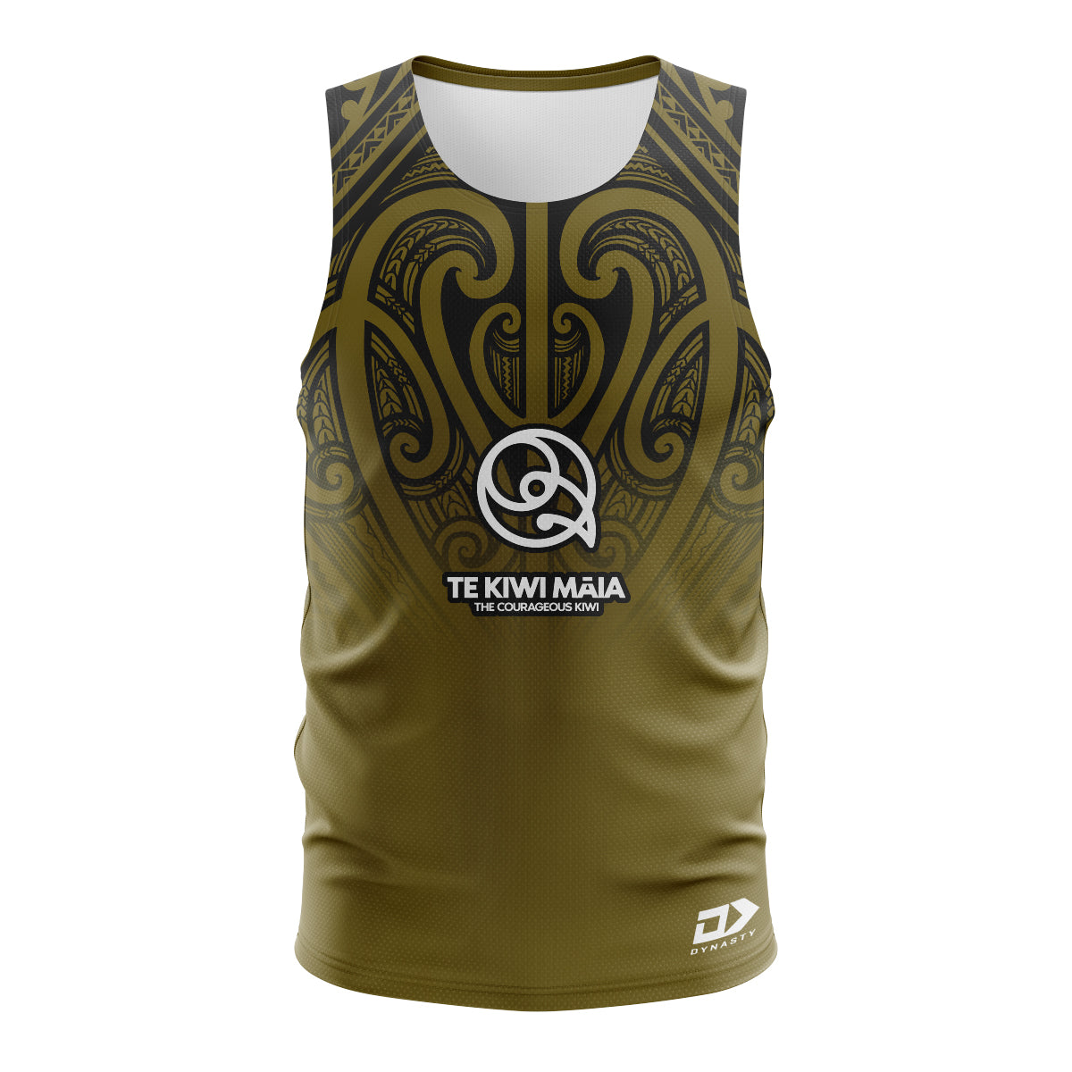 Te Kiwi Māia Army Singlet