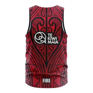 Te Kiwi Māia Fire Singlet