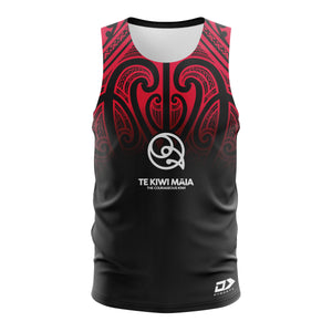 Te Kiwi Māia Fire Singlet