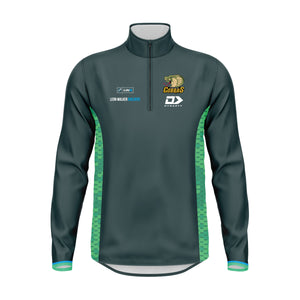 Linton Cobras Rugby League Long Sleeve 1/4 Zip Shirt