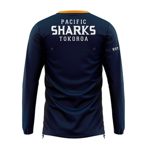 Pacific Sharks RFC Junior Pullover Wet Weather Jacket