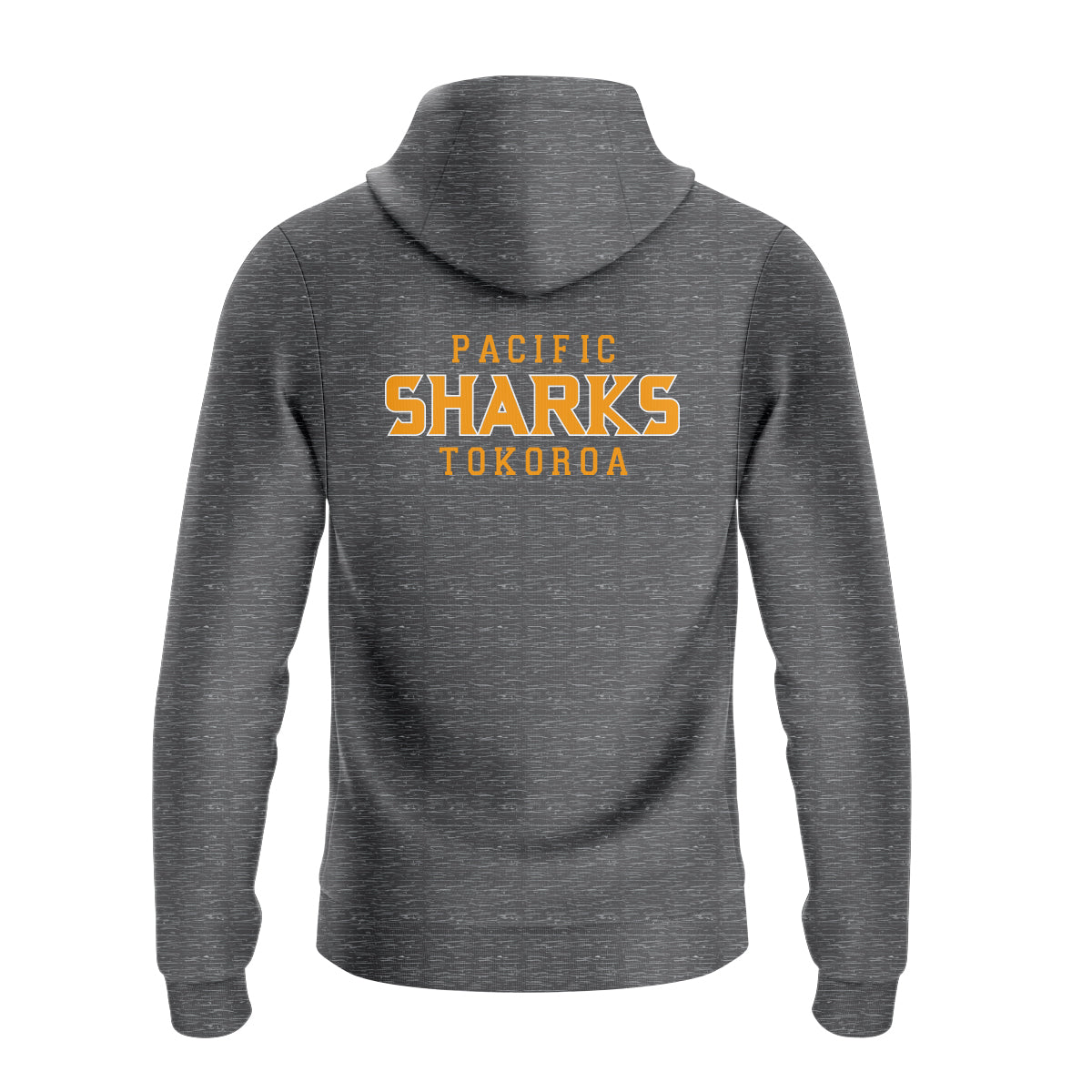 Pacific Sharks RFC Mens Grey Hoodie