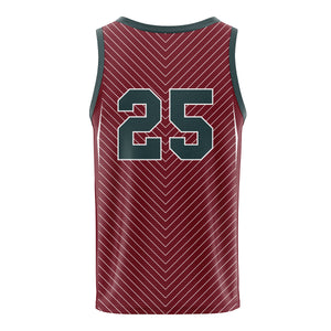 PSE Basketball Singlet - Maroon