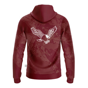 PSE Mens Sublimated Hoodie - Maroon