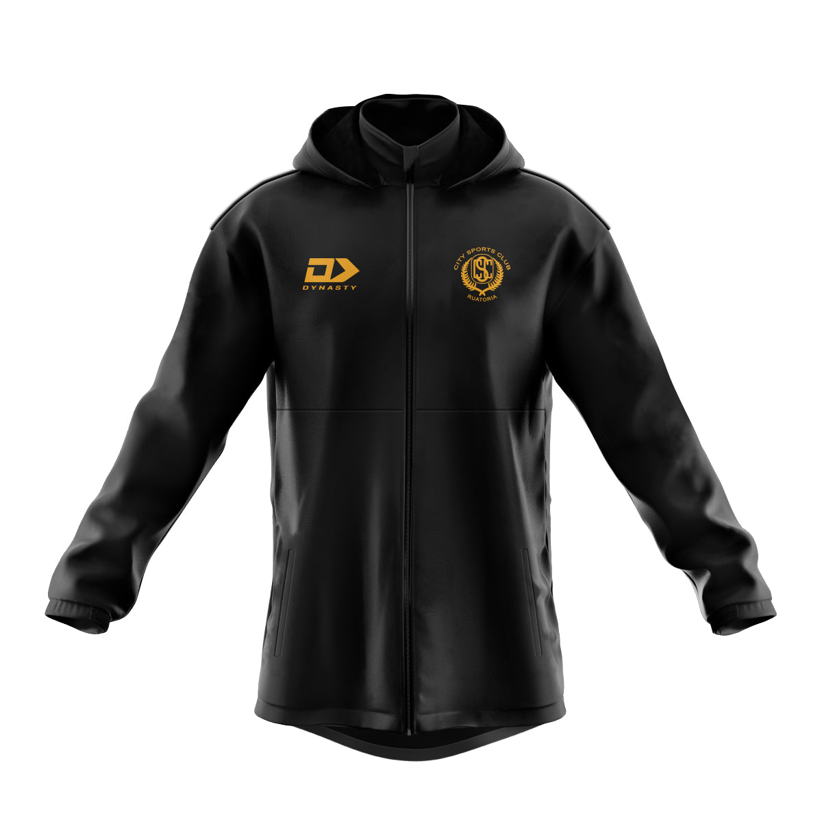 Ruatoria City Sports Club Wet Weather Jacket (Microfleece Lined)