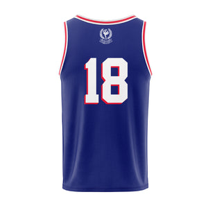 Suburbs Rugby Club Basketball Singlet - $55