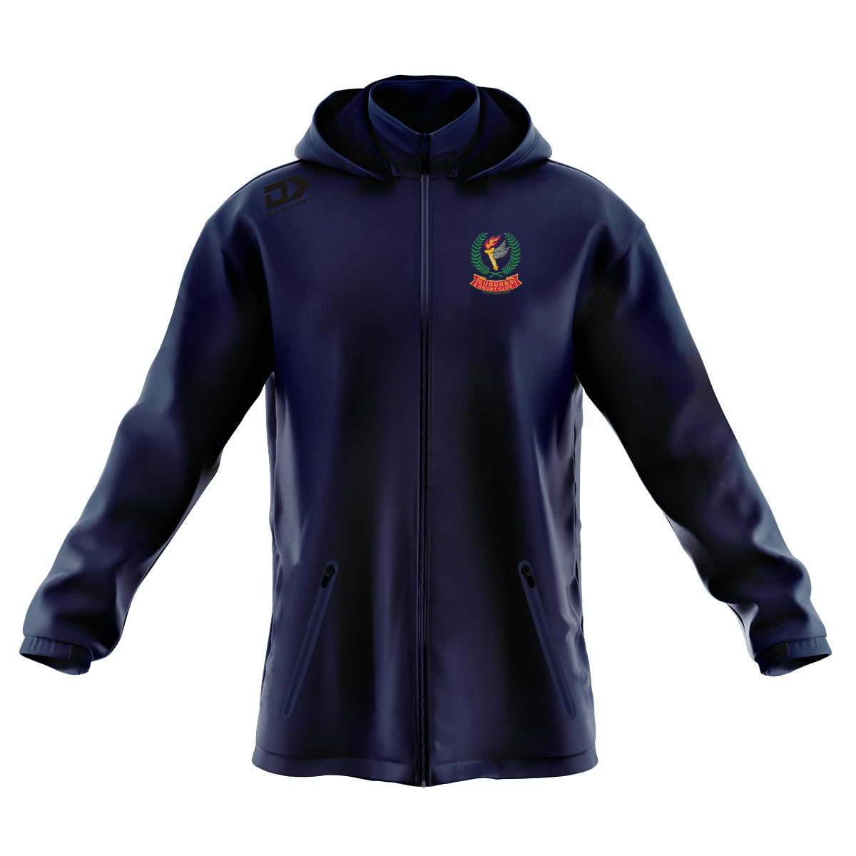 Suburbs Rugby Club Wet Weather Jacket - $95