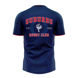 Suburbs Rugby Club Sublimated Tee - $55
