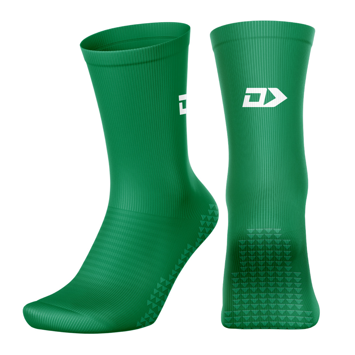 Wakefield - DS Stock Crew Gel Gripper Sock - Emerald
