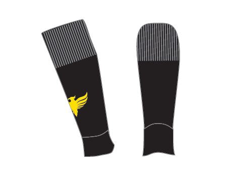 WPXA Footless Sock Match AY - Black