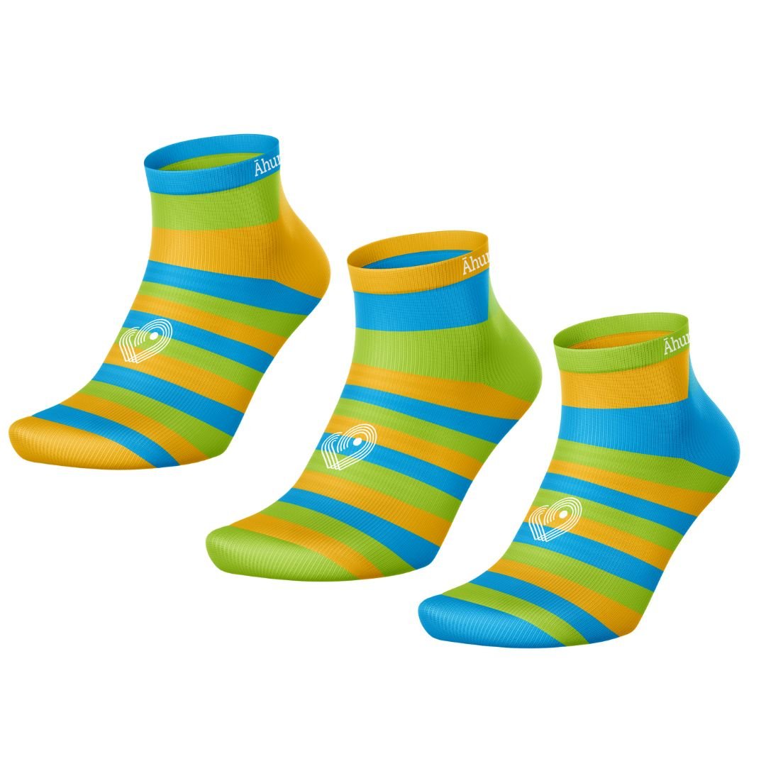 Ahuru Mowai Trust Trainer Striped Sock Bundle