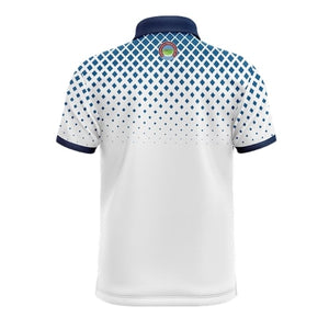 North Golf Northland Mens White Golf Polo