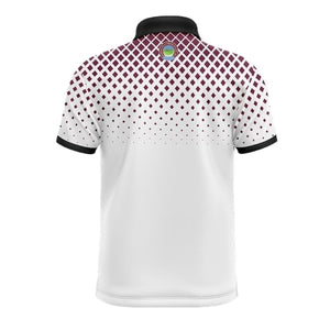 North Golf Harbour Mens White Golf Polo