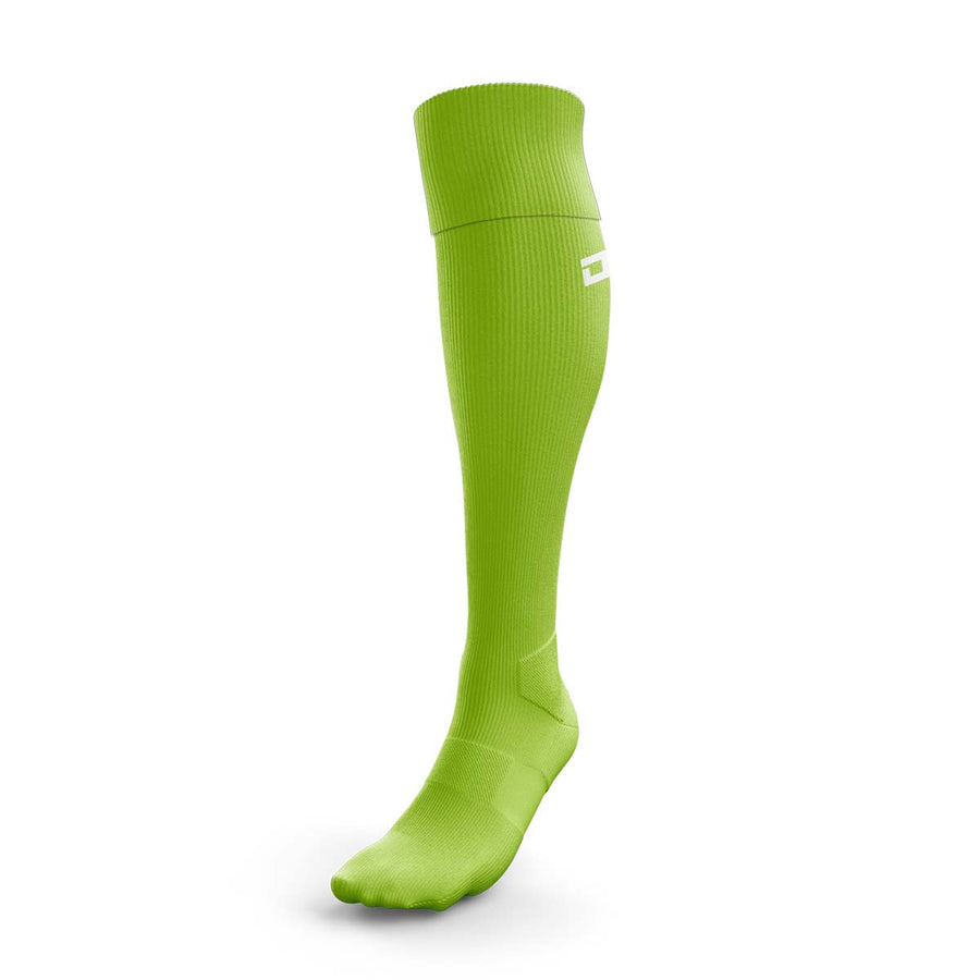 Dynasty Sport Fluro Lime Turnover Sock