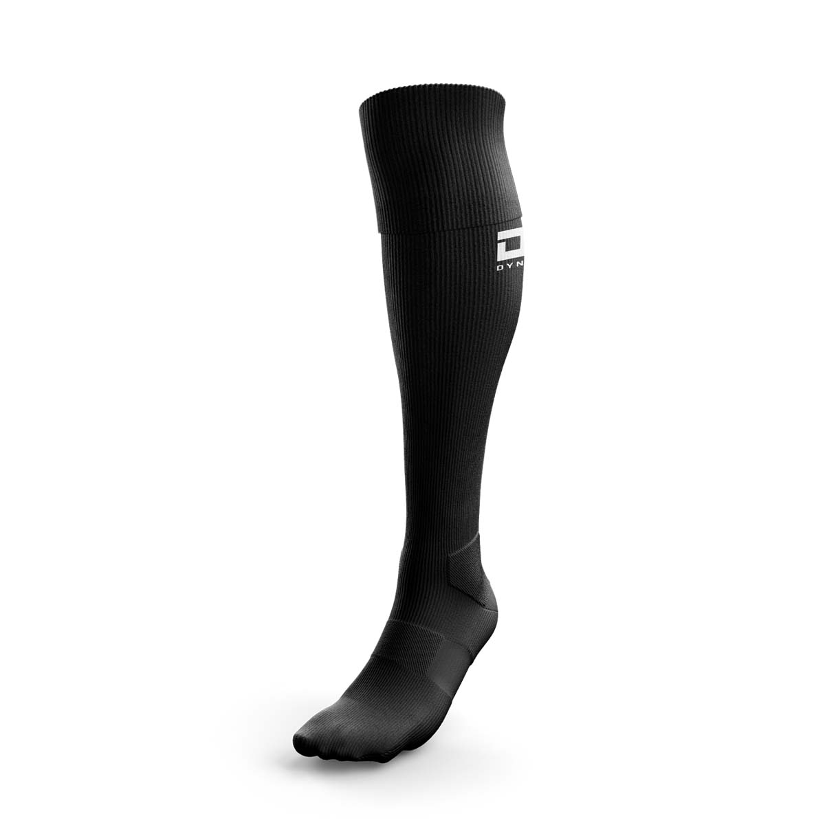 Dynasty Sport Black Turnover Sock