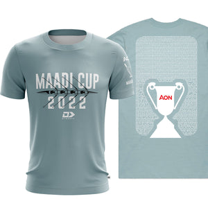 2022 Aon Maadi Cup Pale Blue Graphic Tee