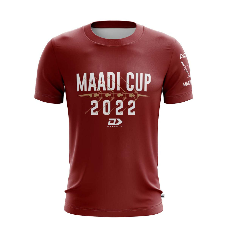 2022 Aon Maadi Cup Burgundy Graphic Tee