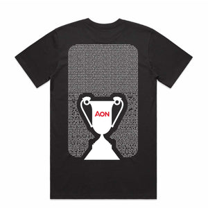 2022 Aon Maadi Cup Black Graphic Tee